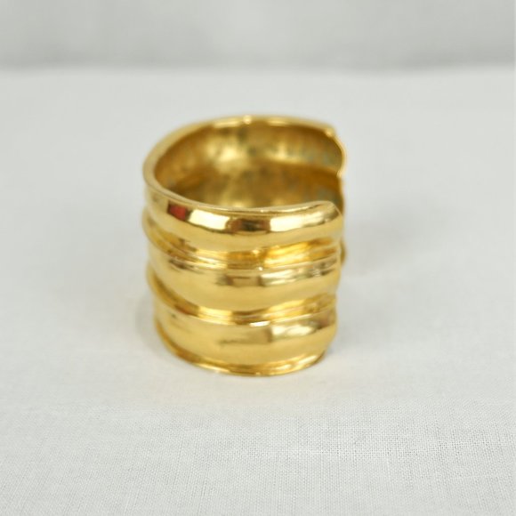 Vintage Vaubel Wide Cuff Bracelet Bangle - Picture 4 of 5